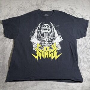 City Morgue Kill Your Masters Men's T Shirt Size XXL Black Graphic